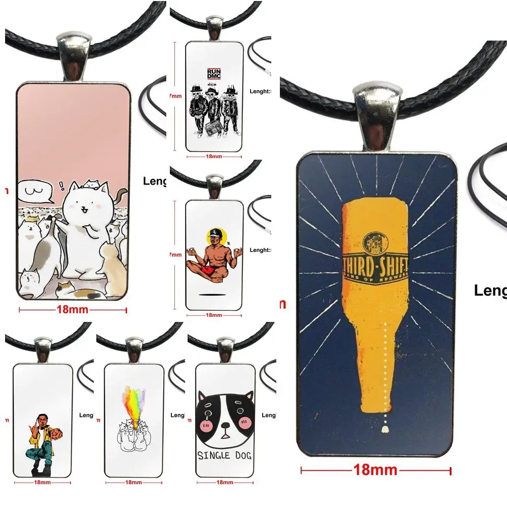 Винтажные Ювелирные изделия стальной цвет стекло кабошон колье кулон длинное