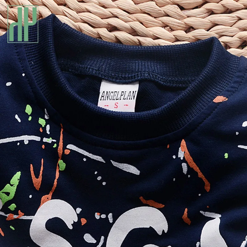 HH Toddler Outfits Boys Clothes Autumn Winter Kids tracksuit Hooded+Pant Children Clothing Suit For Sets 2 3 4 Year | Детская одежда и