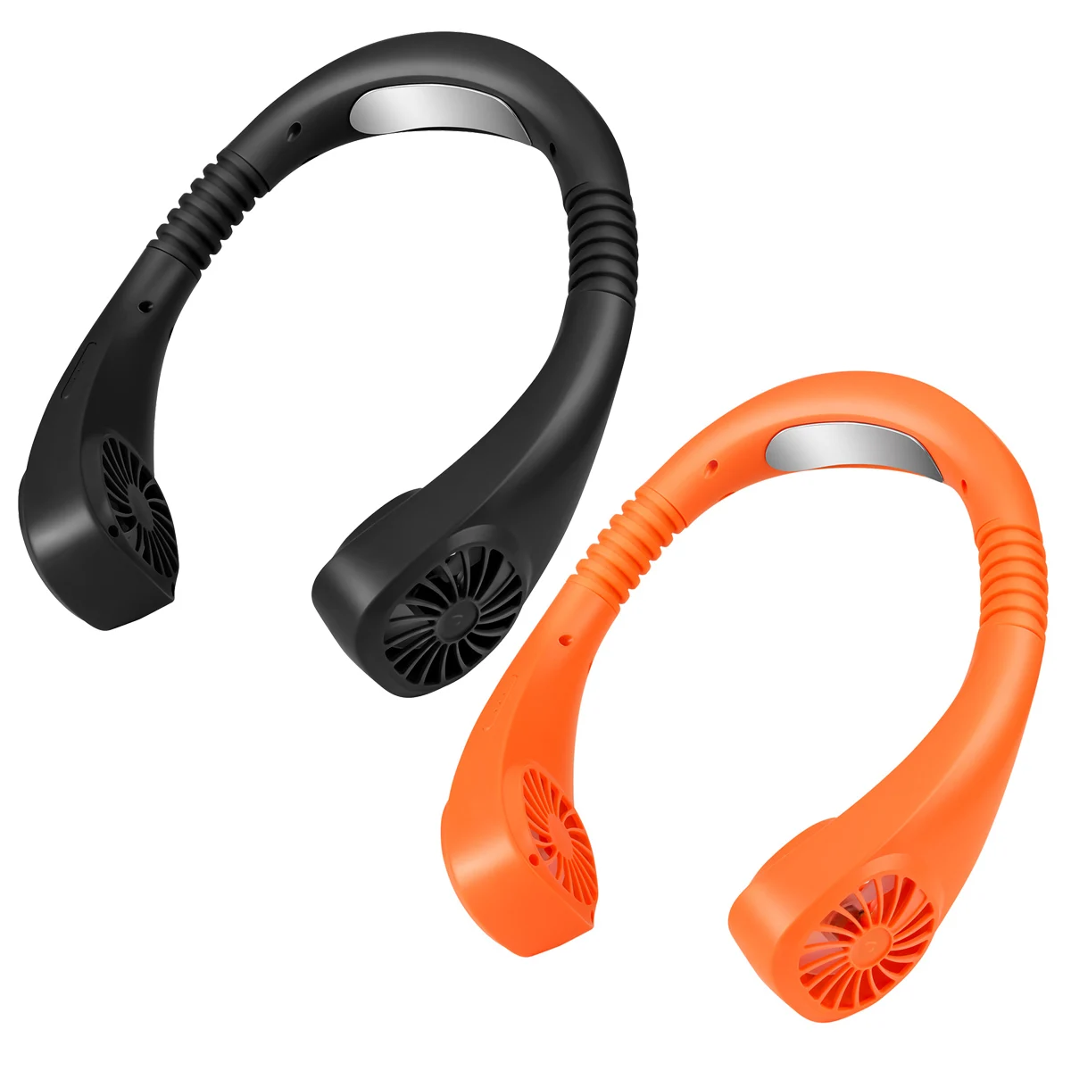 

Portable Mini USB Hanging Neck Cooling Fan Ultra Quiet Wind Wearable Fan Rechargeable 2 in 1Electric Air Conditioner Cooler