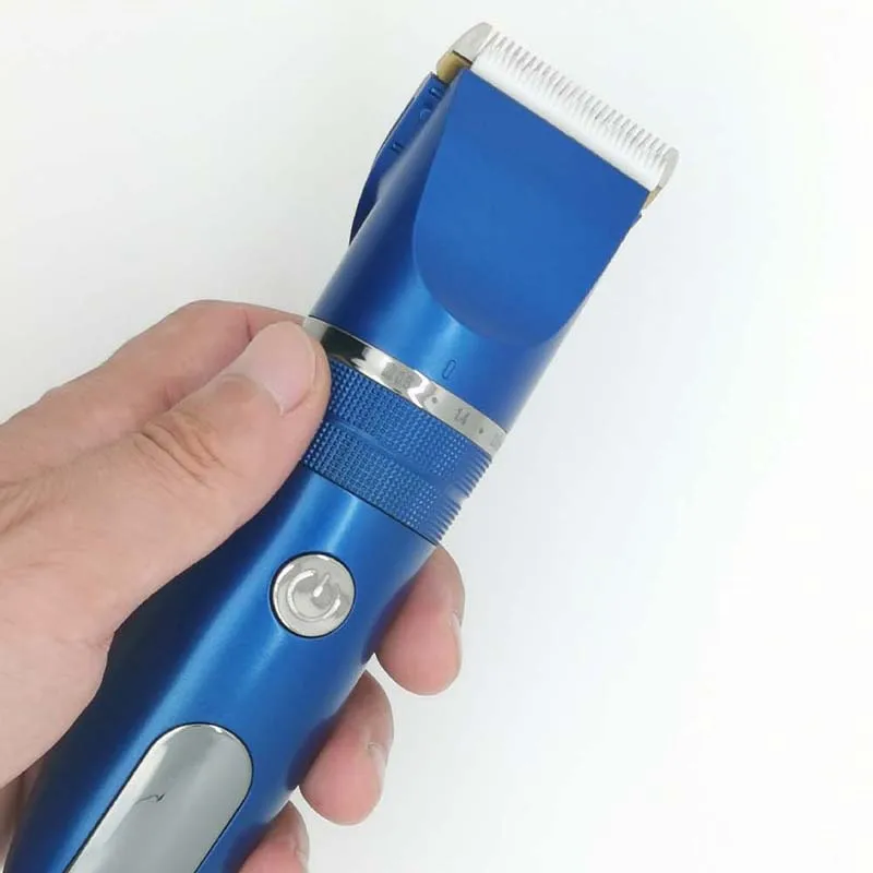 

Professional Hair Clipper Waterproof Hair Trimmer Men grooming kit Ceramic Blade Male LED Display Haircut Machine rechargeable