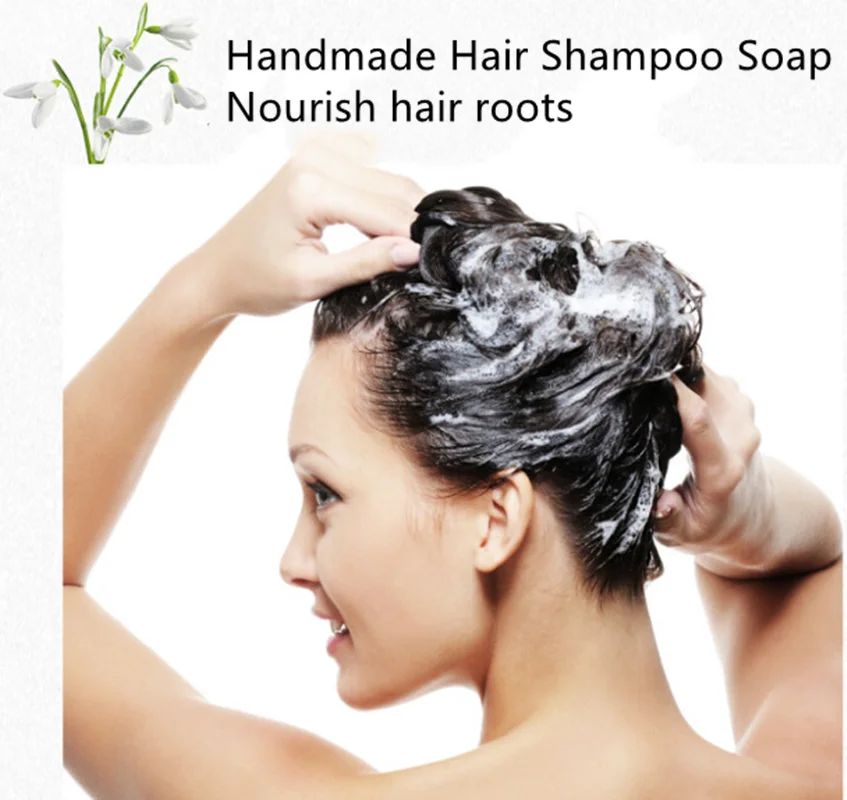 Мыло для ухода за волосами ручной работы Натуральный Шампунь против перхоти