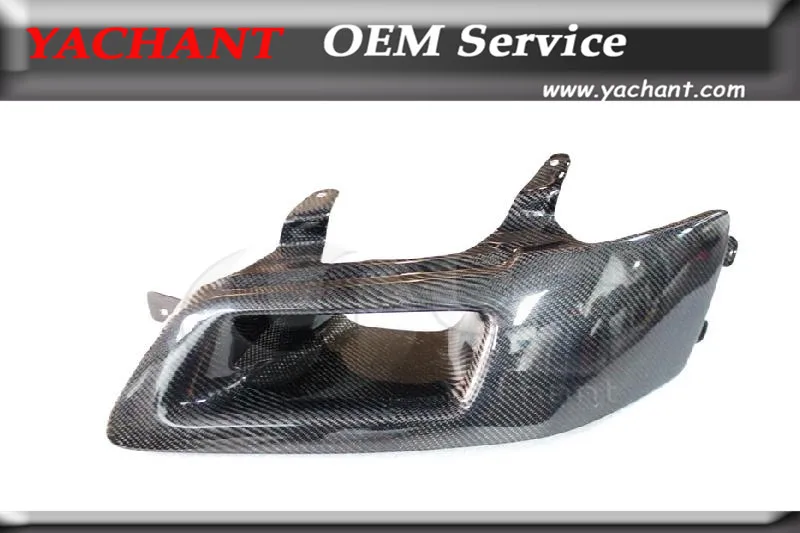 Стайлинга автомобилей углеродного волокна фара воздуховод подходит для 2001 2007