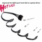 Разветвитель блока питания для жесткого диска, 4 контакта IDE, от 1 до 5 SATA, 15 контактов, кабель питания для ПК сделай сам, питание от 4 до 15 контактов, 60 см