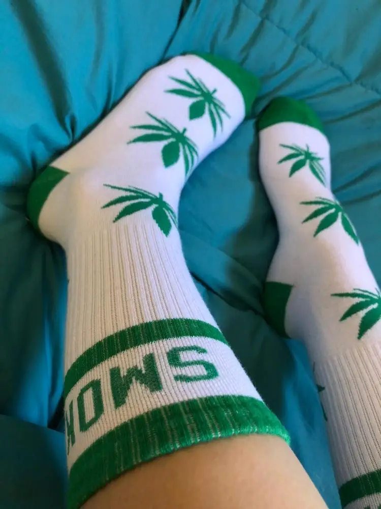 IMINCN 1 пара Оригинальный дизайн для молодых людей Хип хоп не курить кленовый лист