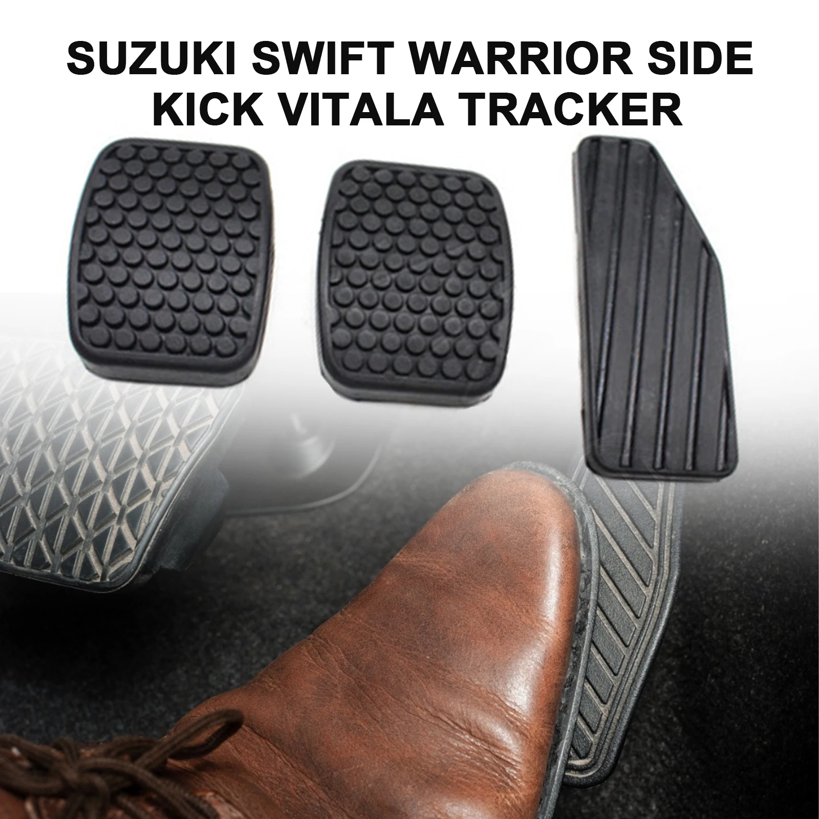 Автомобильные педали 3 шт. нескользящий коврик для Suzuki Swift Samurai Sidekick Vitara