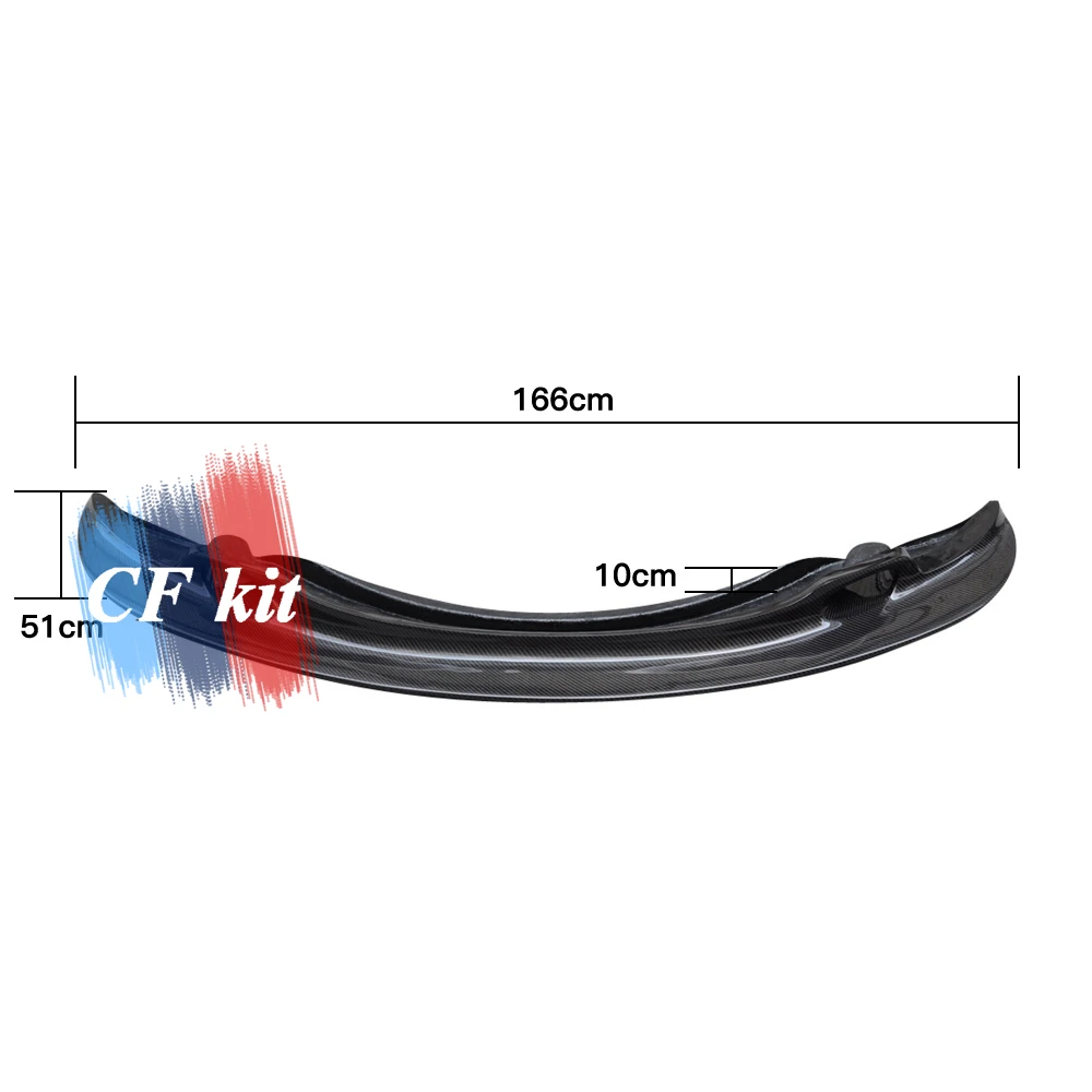 Передний спойлер из углеродного волокна CF Kit дополнительная губа для BMW E90 E92 E93 M3