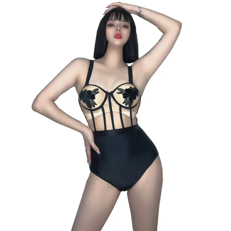 Костюм для бара ночного клуба диджея костюм танцев на шесте женская сексуальная