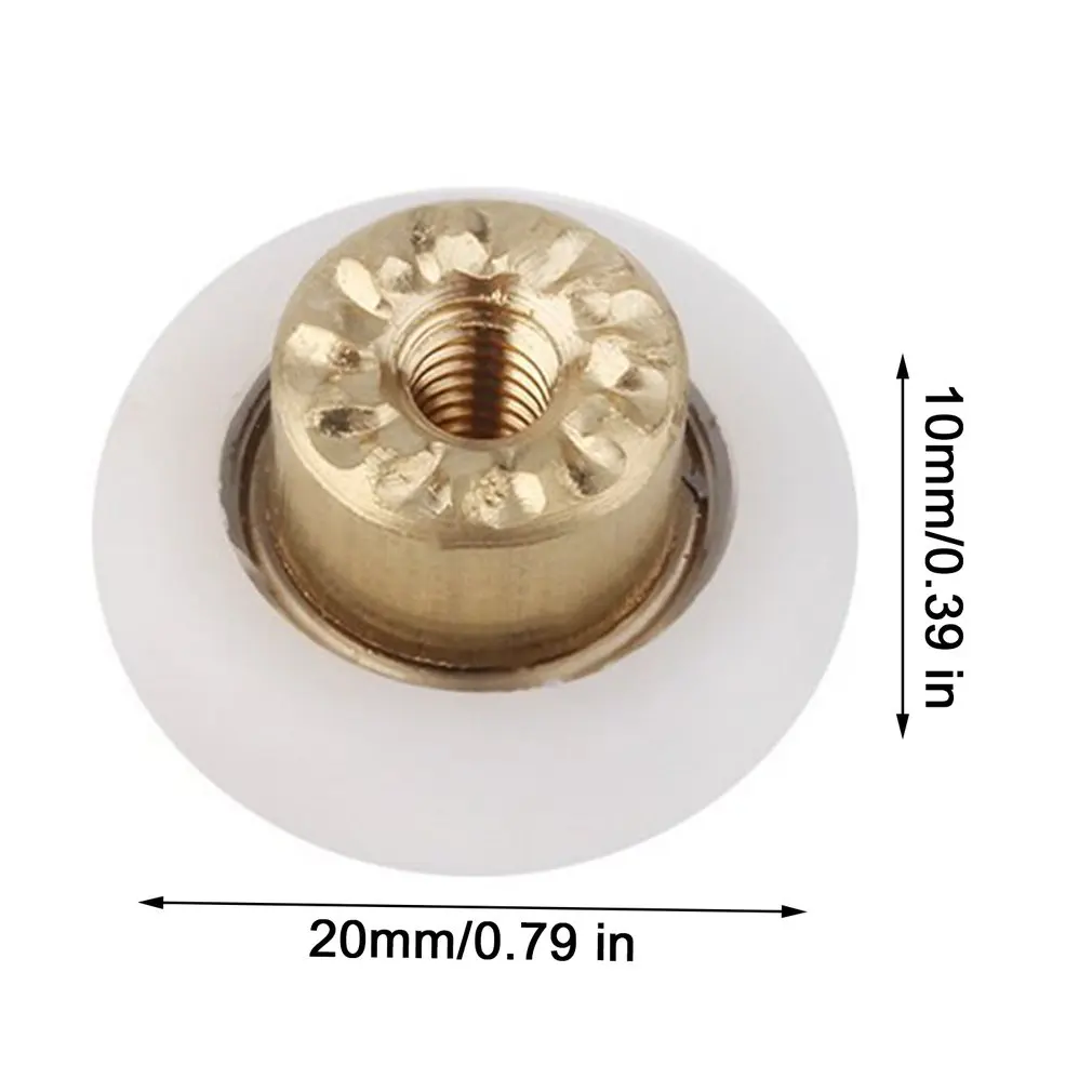 

1pc Durable Replacement Shower Door Rollers /Runners/Wheels 19mm Wheel Diameter Replacement Part