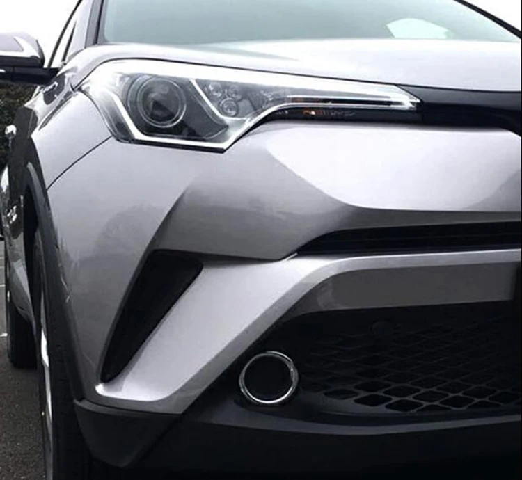 Abs хром передние противотуманные фары крышка противотуманной отделка внешние