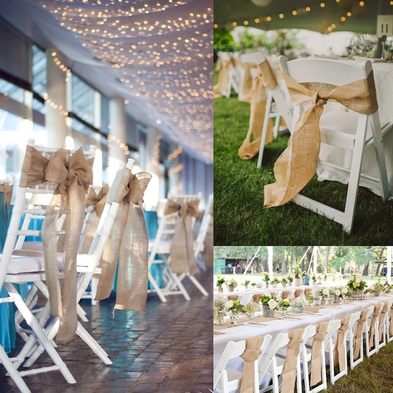 Баннеры для стула DIY Свадебные банкетные украшения рождественской вечеринки