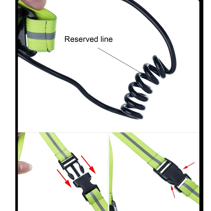 

Rechargeable Adjustable Chest Running LED Light for Runners Joggers Reflective Waterproof Women running belt