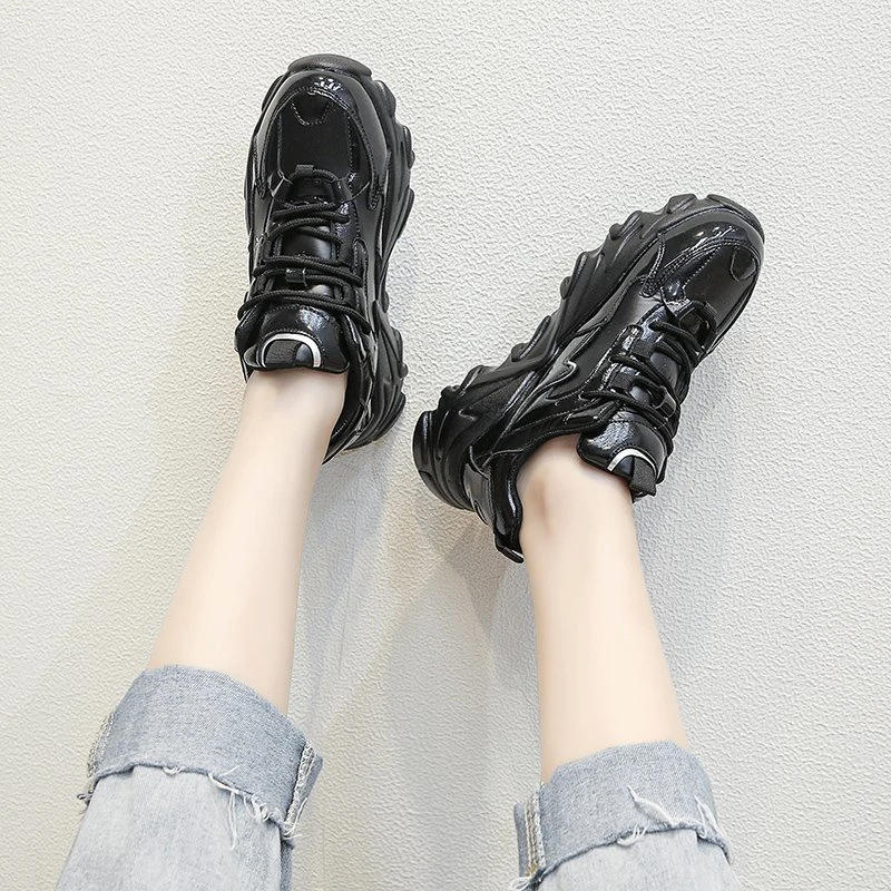 

Women's Casual Shoes 2021 Autumn New Thick-soled Height-enhancing Shoes Outdoor Comfortable Casual Sports Shoes Zapatos De Mujer