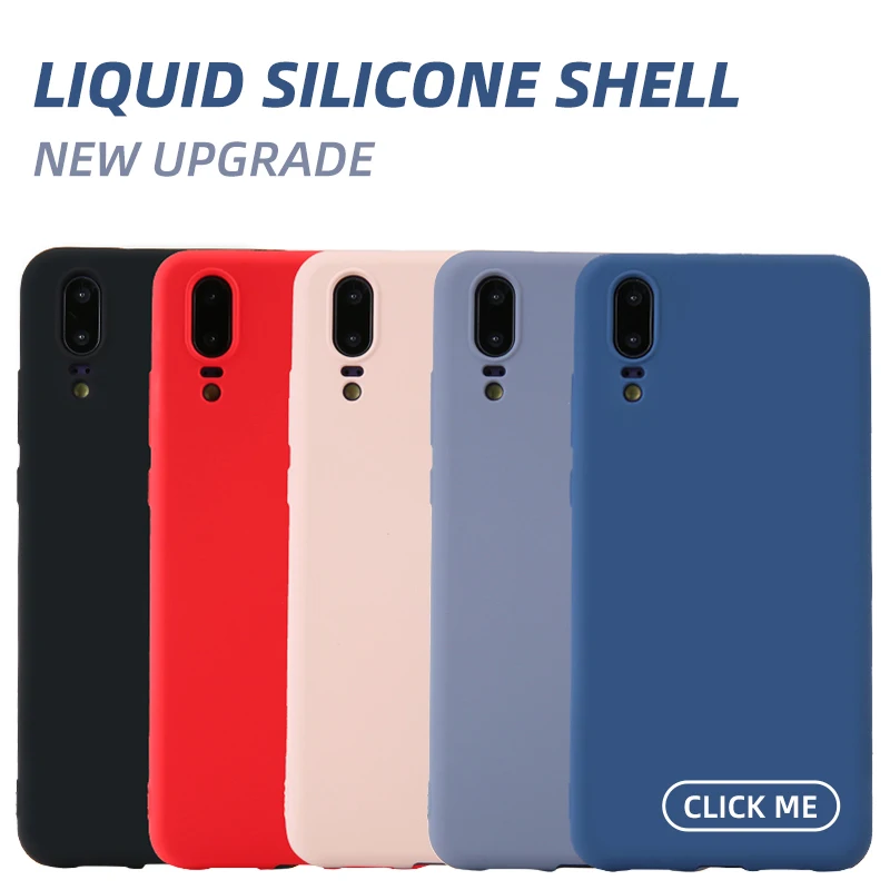 Чехол бампер для Huawei P20 Lite P Smart P30 Pro Mate 20 Y5 Y9 Y6 Y7 Honor 8X Nova 3i 9 9X 10 10i