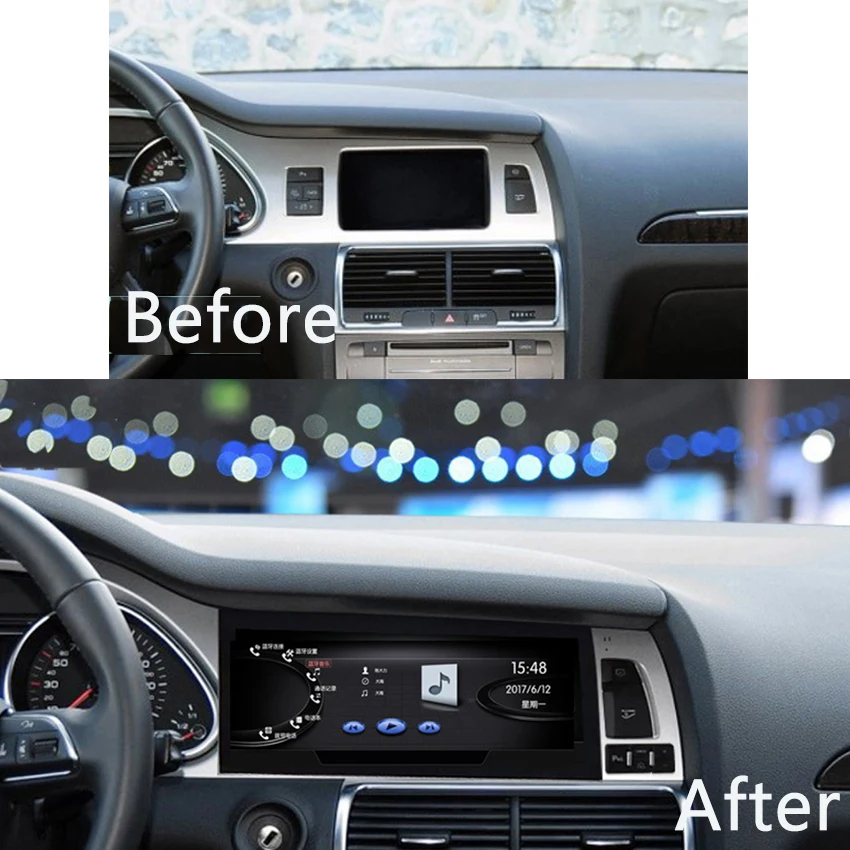 Для Audi Q7 10 25 &quotMultimidia плеер GPS навигация Android автомобильный большой экран Bluetooth