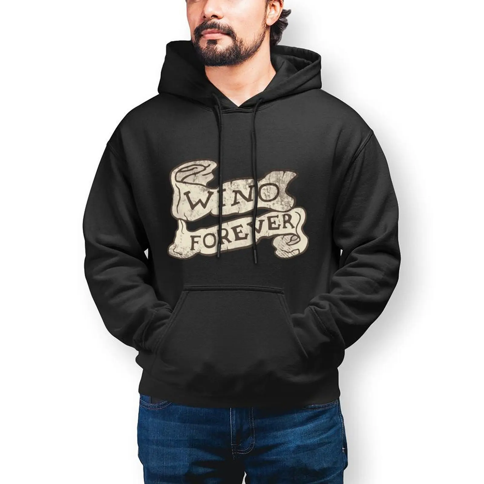 

Johnny Depp Hoodies Warm Cotton Hoodie Cool Loose Long Pullover Hoodie Men XXL