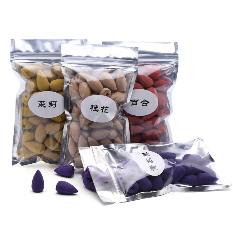 Fresh Air Spice 45Pcs/pack Floral Incense Cone with Tray Colorful Fragrance Scent Tower Mixed Aromatherapy | Дом и сад