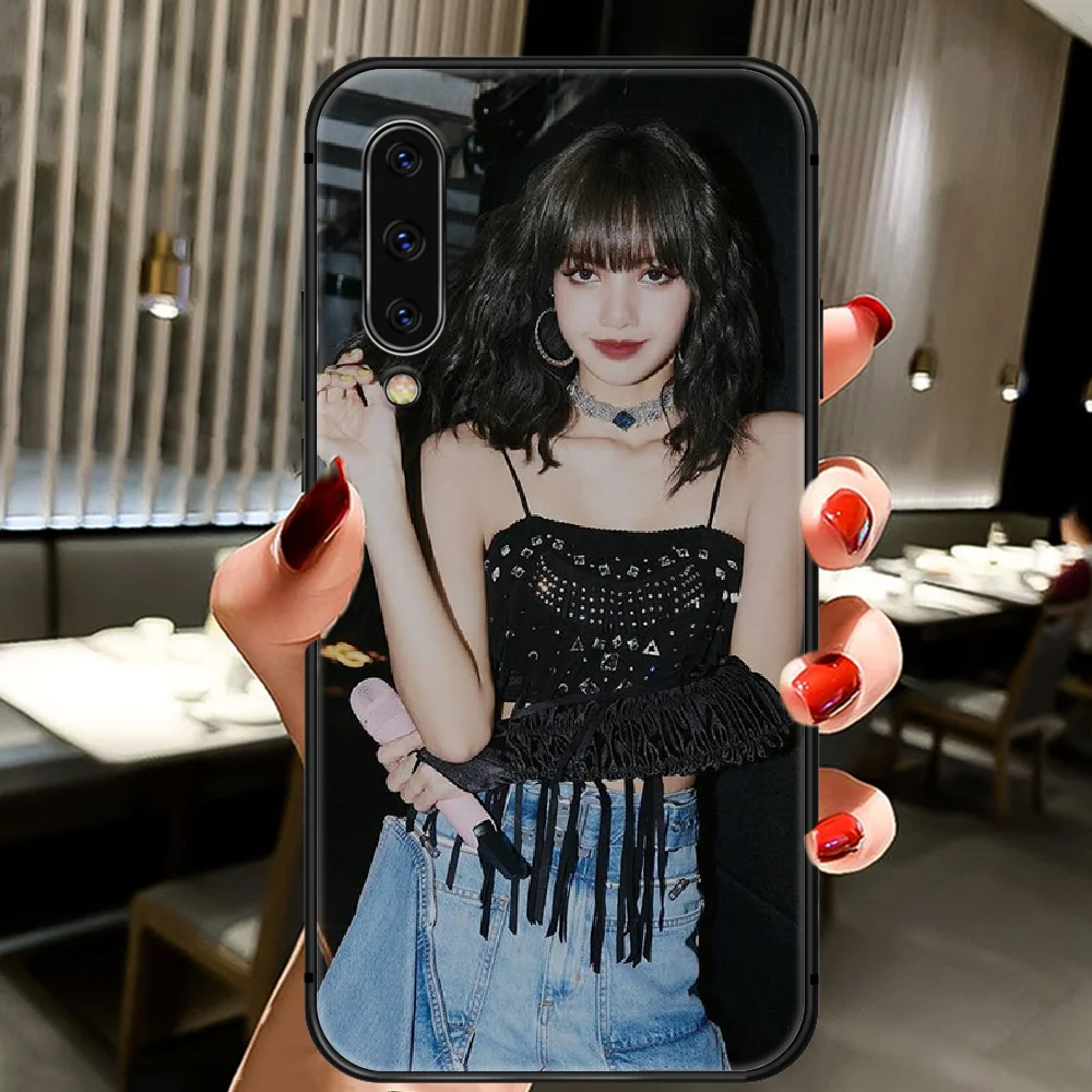

Blackpinks girl lisa Phone Case Cover For Samsung Galaxy A10 A20 A30 E A40 A50 A51 A70 A71 J 5 6 7 8 S black Funda Painting Etui