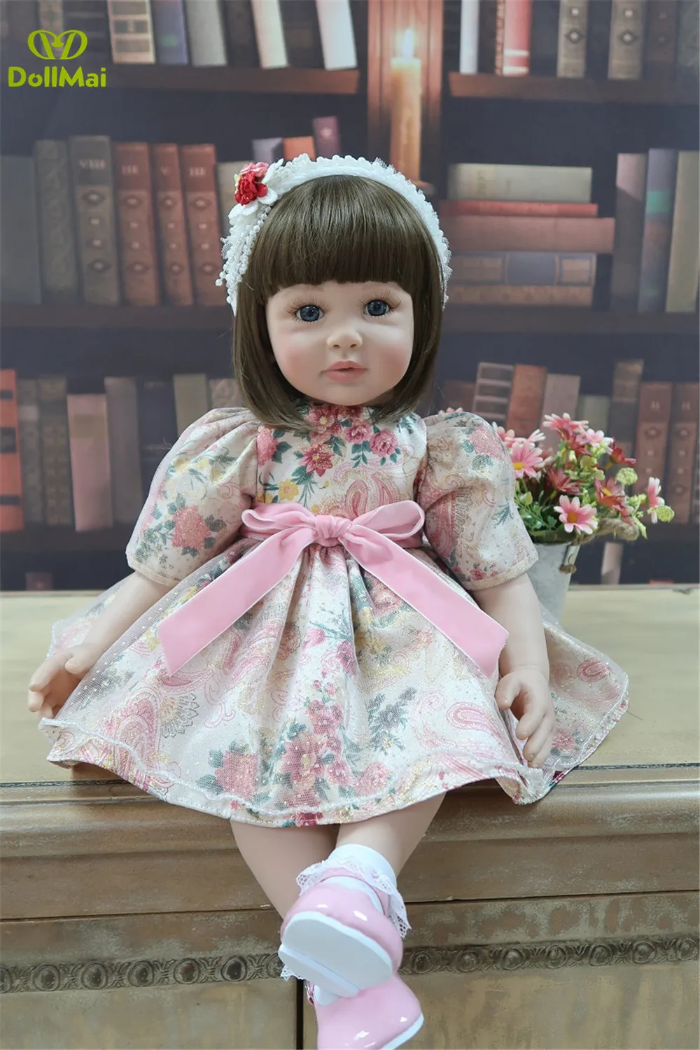 Exclusive Reborn toddler doll 24&quot60cm soft silicone vinyl reborn girl dolls bebe princess l.o.l bonecas surprises gift to | Игрушки и