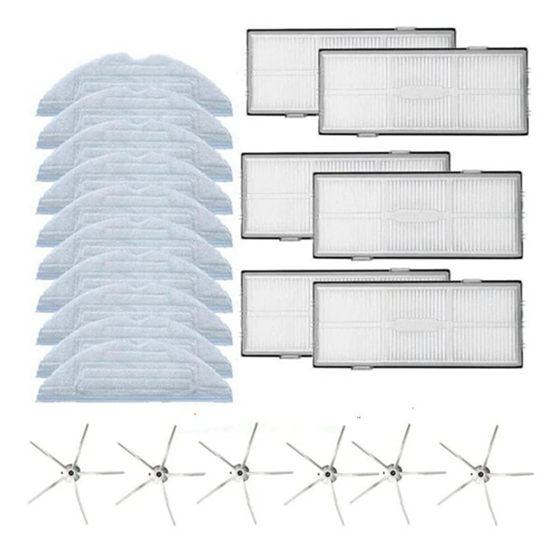 

Сменный фильтр, боковая щетка, ткань для швабры для Xiaomi Roborock T7S T7Plus S7, Аксессуары Для Мытья Полов