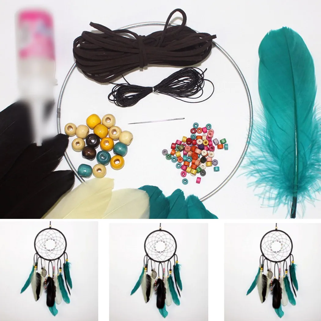 

Lightweight DIY Dreamcatcher Ornament Room Wall Accessories Car Crochet