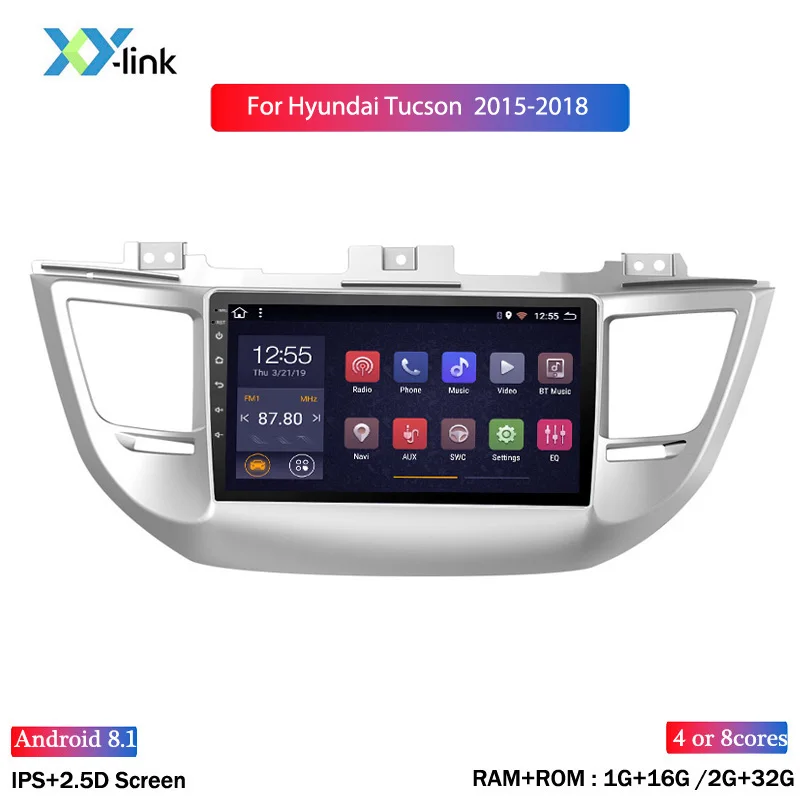 Автомобильный радиоприемник на Android система Gps навигации для Hyundai Tucson 2015 2018