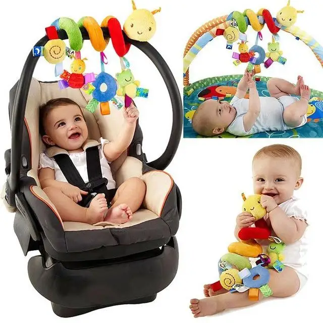 

Baby Toy Newborn Music Bed Hanging Pendant Soft Cloth Plush Kid Crib Hanging Rattles Stroller Car Seat Toy with Ringing Bell