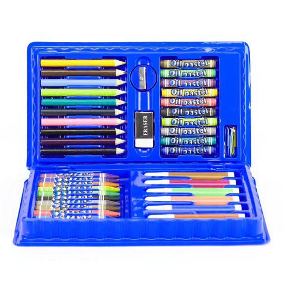 

Kid Colored Pencil Crayon Watercolors Pens Drawing Board Set Painting Gifts