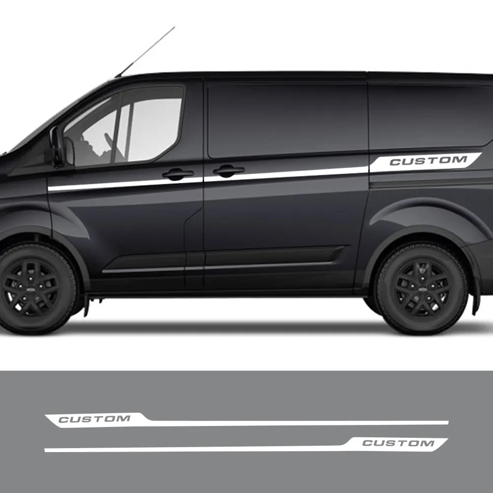 2 шт./лот автомобильные наклейки для Ford Transit Tourneo Custom RV Van спортивные полосы
