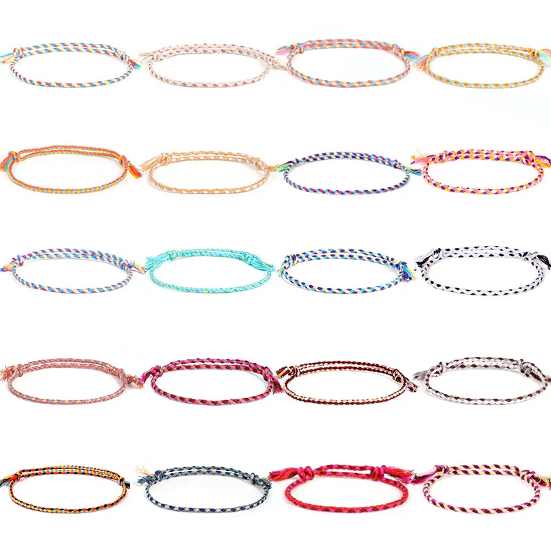 Плетеные браслеты в этническом стиле для пар модный браслет ручной работы с