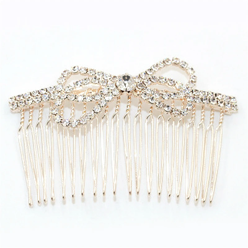 

1@# Style Wedding Headdress Hair Accessories Golden Bride Crown Rose Elegant Headwear Headdress Wedding Hair Accessories