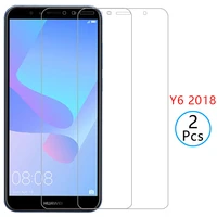 case for huawei y6 prime 2018 cover tempered glass screen protector on y 6 6y y6prime y62018 protective phone coque bag global