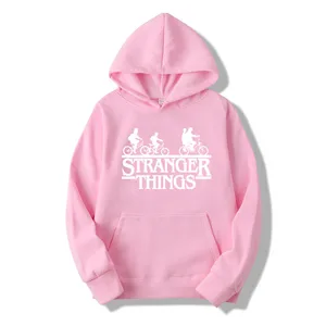 МужскаяЖенская толстовка Stranger Things, теплая толстовка в стиле хип-хоп с забавным принтом и принтом, зима 2019
