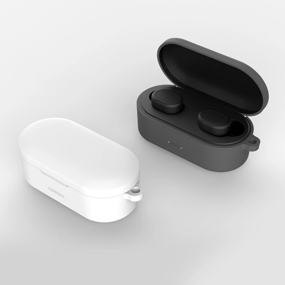 

Headphone Cover For QCY T1S QS2 Case Soft Silicone Wireless Bluetooth Earphone Cases For QCY T1S QS2 Protective Funda Earphones