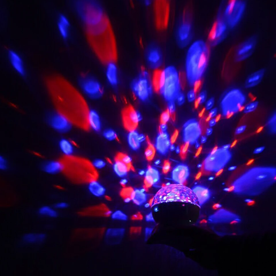 Диско шар стерео динамик Беспроводная связь Bluetooth с FM радио аккумуляторная