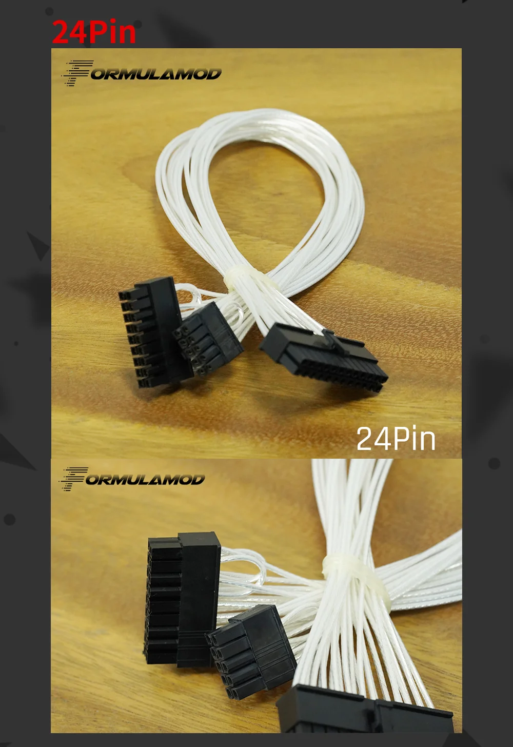 FormulaMod Fm-HS-SL, полностью модульные кабели PSU, посеребренные 18AWG, для Asus THOR& sesonic Focus/Prime Series