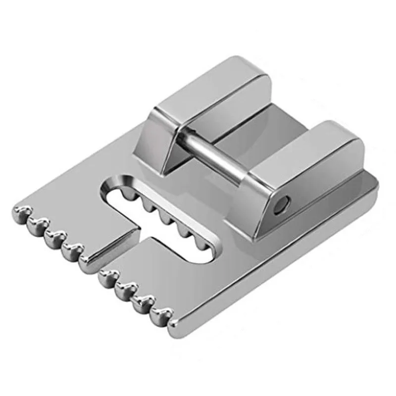 Прижимная лапка с двойной иглой и 9 канавками для бытовых многофункциональных