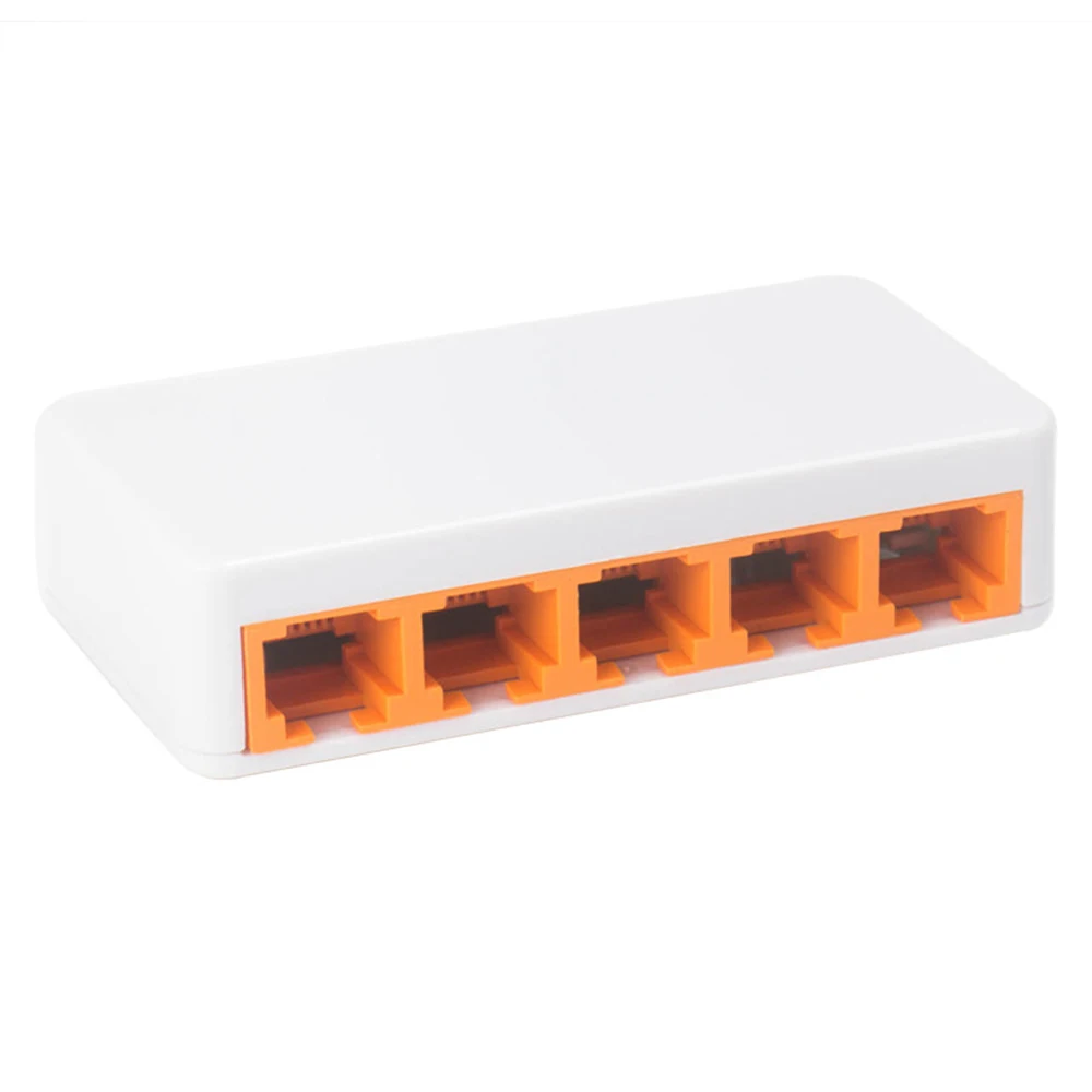5 Порты 10/100 Мбит/с Fast Ethernet сетевой коммутатор gigabit настольных моноканальный центр
