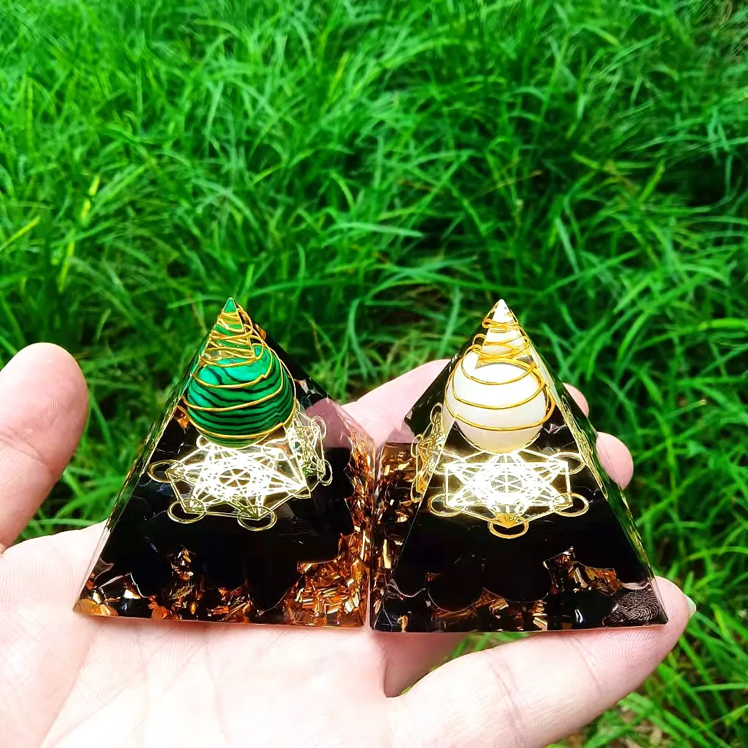 

ОРГОН, пирамида, аметист, перидот, лечебный кристалл, энергия, оргонит, степень защиты, инструмент медитации, кварцевый, домашний декор, поде...