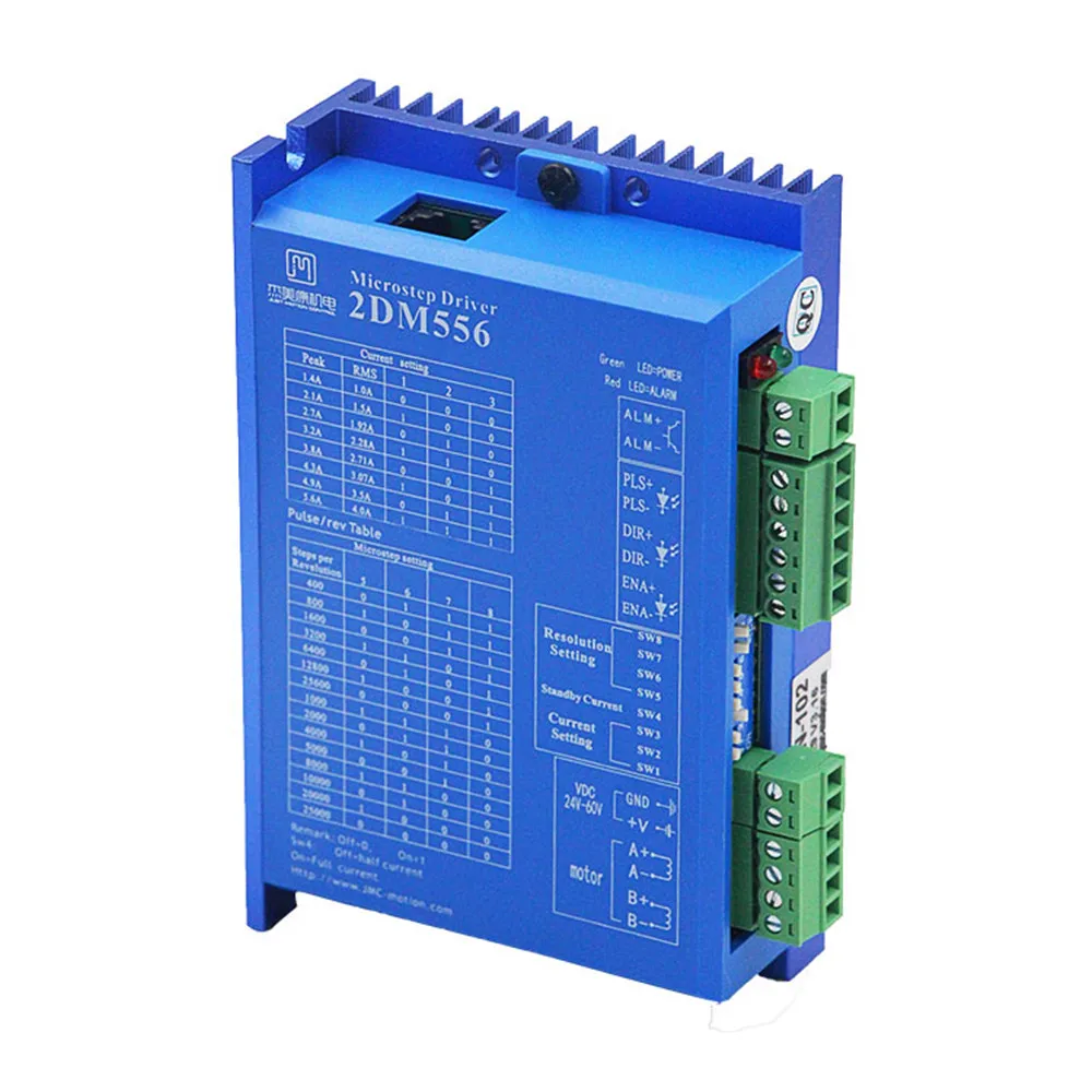 Драйвер шагового двигателя с ЧПУ JMC 2DM556 Nema 23 32 бит DSP DC36V 5.6A оригинальное качество