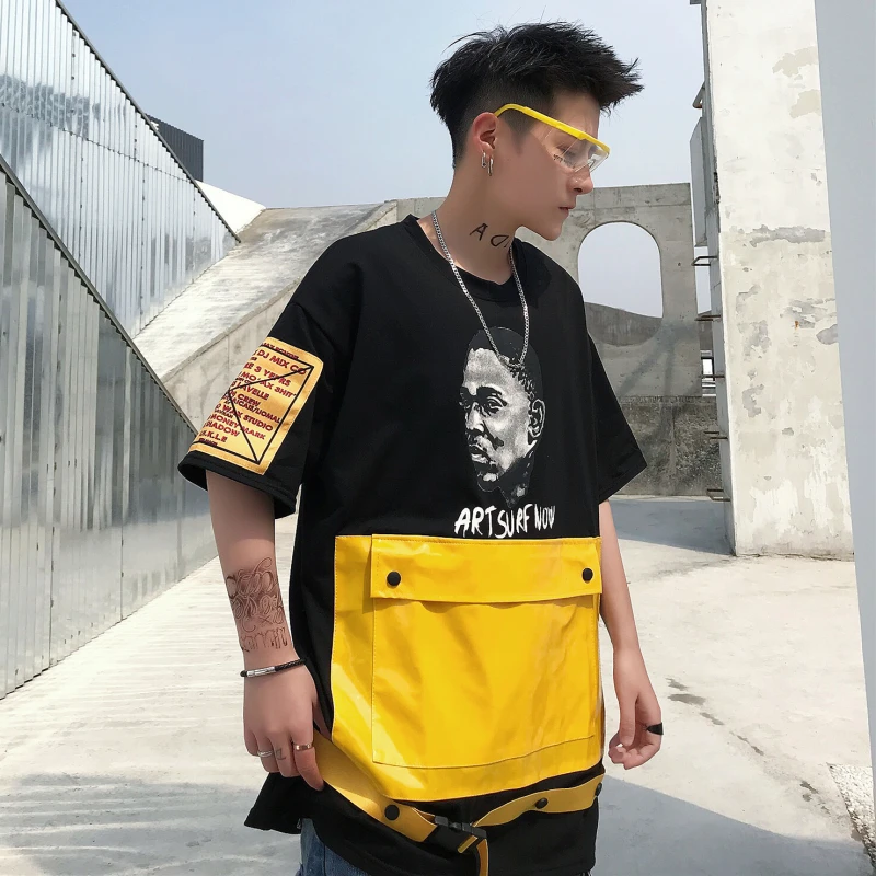 

2021 fashion men's T-shirt slim and thin, customizable patterns