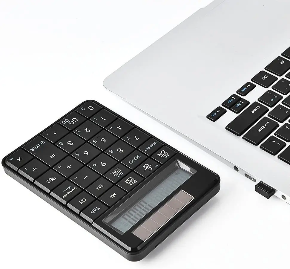 2 4g Mini в 1 Беспроводная Usb цифровая клавиатура с калькулятором экран дисплея