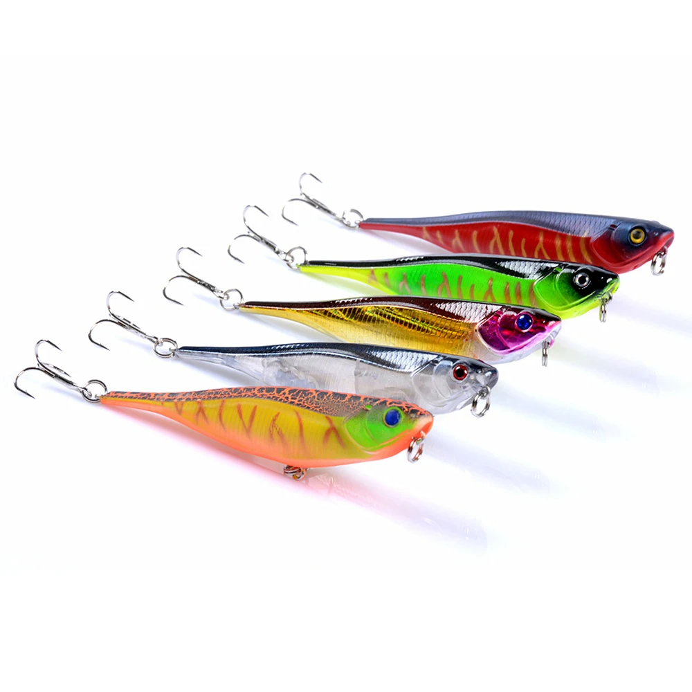 

1pcs Floating Pencil Bait 9.9cm/9.9g Pesca Fishing Tackle Freshwater Lures Artificial Hard Plastic Bait Trolling Carp Bass Lure
