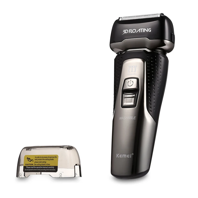 Kemei электробритвы цифровой дисплей для лица машинка стрижки волос Точная мытья