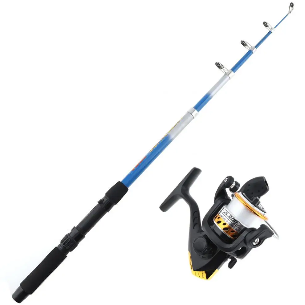 1 8 м рыболовная удочка катушка леска комбинированный Полный комплект с