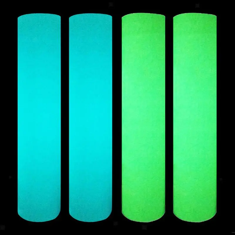 Люминесцентный термопереносной винил Glow in The Dark для нанесения на футболки с изображениями, светящимися в темноте.
