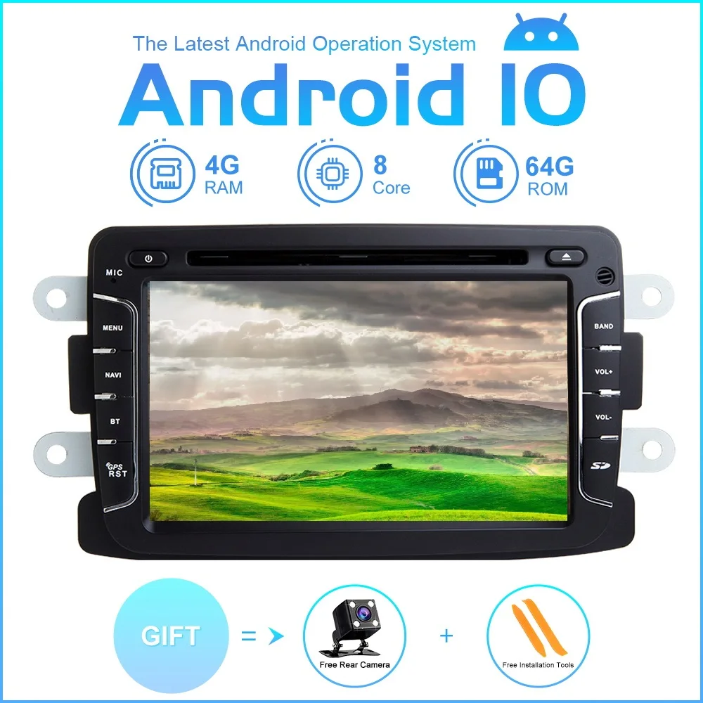 ZLTOOPAI Android 10 для Renault Duster Dacia Logan Sandero Xray 2 авто радио Автомобильный мультимедийный