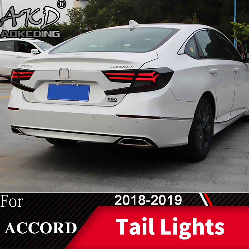 

Tail Lamp For Car HONDA ACCORD 2018-2019 LED Tail Lights Fog Lights Daytime Running Lights DRL Tuning Cars Car Accessories