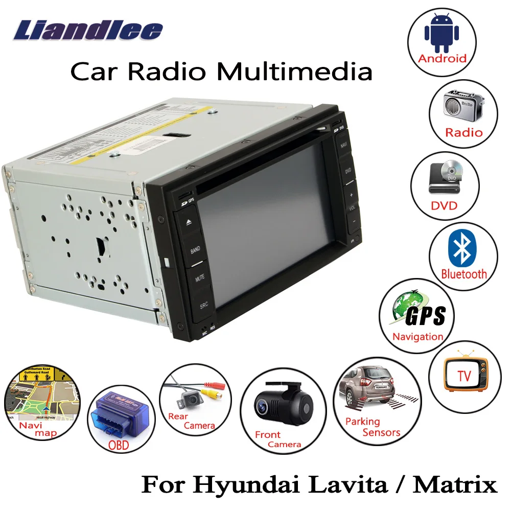Liandlee для Hyundai Lavita / Matrix 2001 ~ 2010 автомобильный Android радио CD DVD плеер GPS Navi навигация