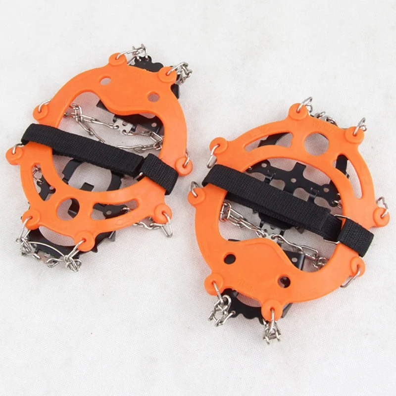 Кобуры с 12 зубцами Нескользящие кобуры для ледяного снега шипы обуви зимние |