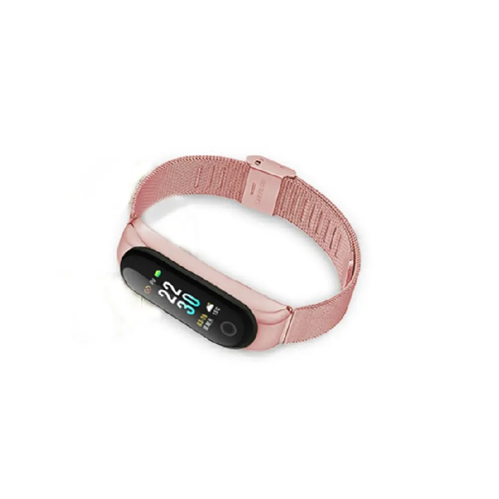 Модный Для Xiaomi Mi Band 4 сменный спортивный металлический ремешок с пряжкой браслет